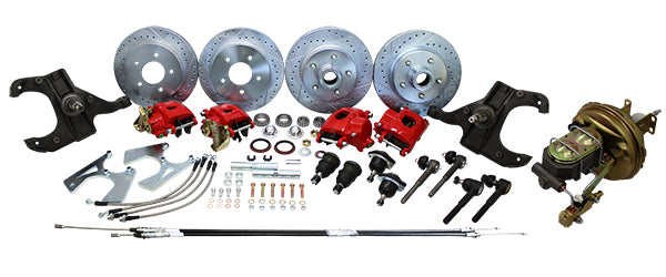 1963-66 Chevy, GMC C10 Front and Rear Power Disc Brake Conversion, 6 Lug DXRS