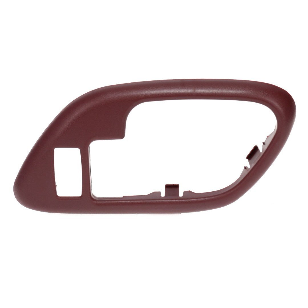 Front Door Handle Bezel - with Power Door Lock Hole - RH - Red - 95-00 Chevy GMC C/K OBS Pickup Truck SUV