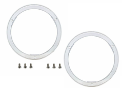 1963 Chevy Truck Headlight Bezel Set, Chrome