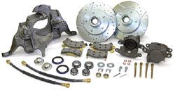 1970-1978 Chevy Camaro pontiac Firebird Disc Brake Conversion Kit, 2" Drop Spindles