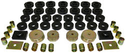 1955-57 Chevy Belair Body Mount Kit, 2 Door Hard top, PolyUrethane