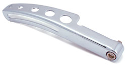 Alternator Bracket, Chrome, Small Block Chevy, Long Water Pump