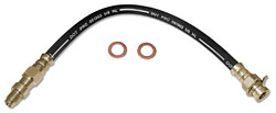 1953-68 CHEVY CORVETTE, REAR REPLACEMENT HYDRAULIC BRAKE HOSE, DRUM BRAKES (EACH)