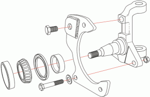 TRX90 Rear Wheel Bolt Conversion - 4x85mm to 4x110mm or 4x115mm