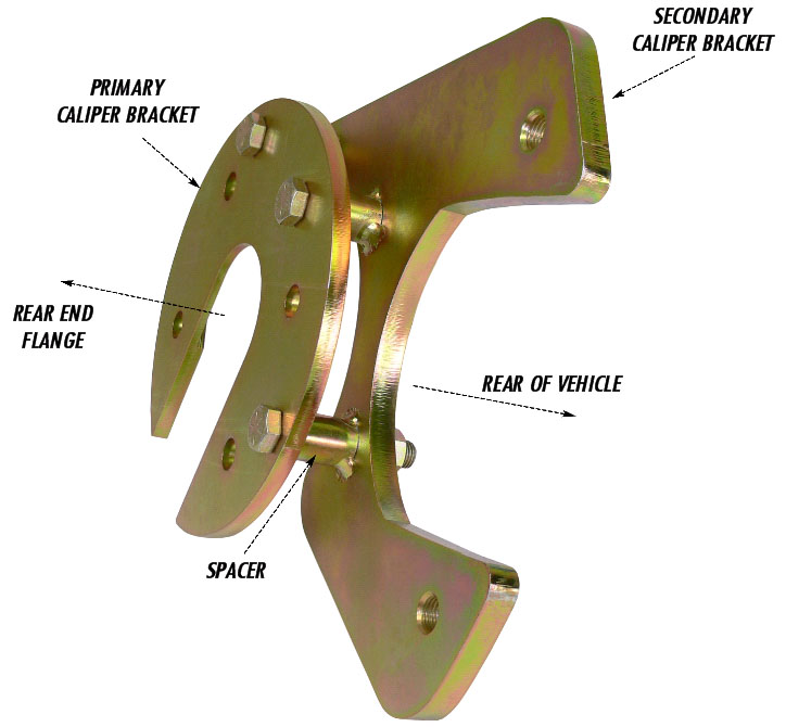 Ford 9 inch caliper brackets #4