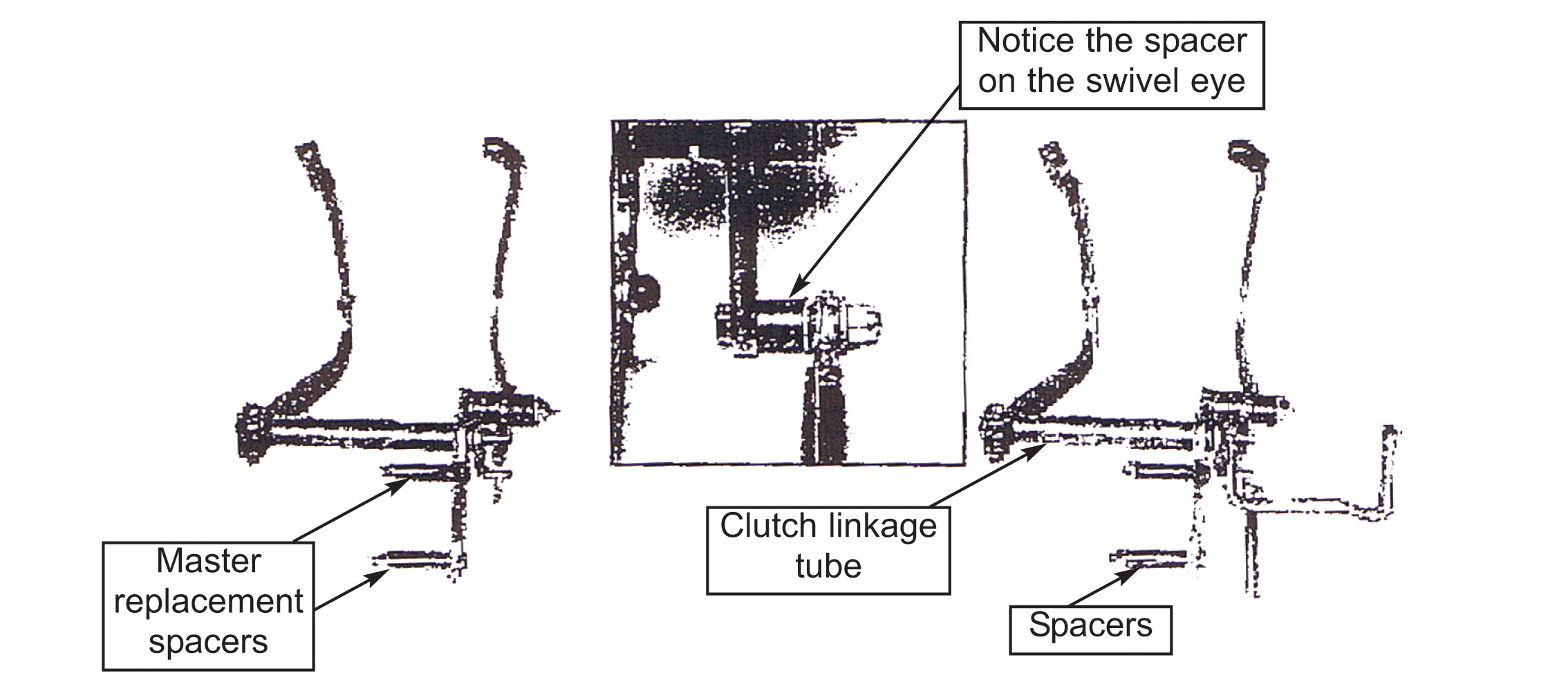 1949 Ford clutch linkage #5