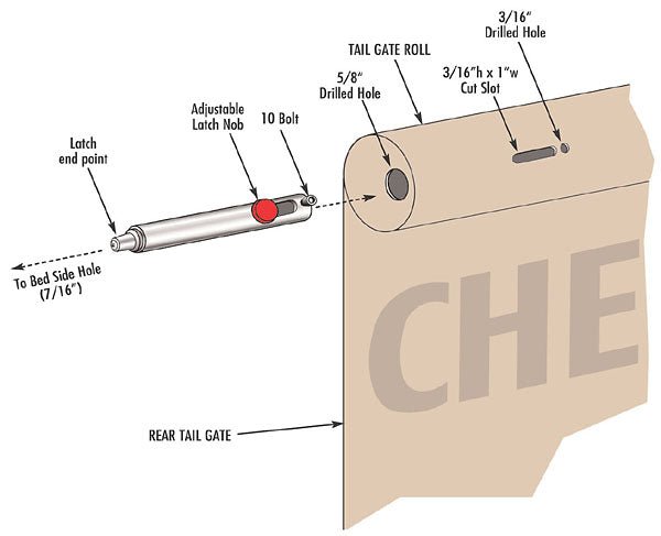 How To Install Hidden Tailgate Latches on 1947-87 Chevy Trucks