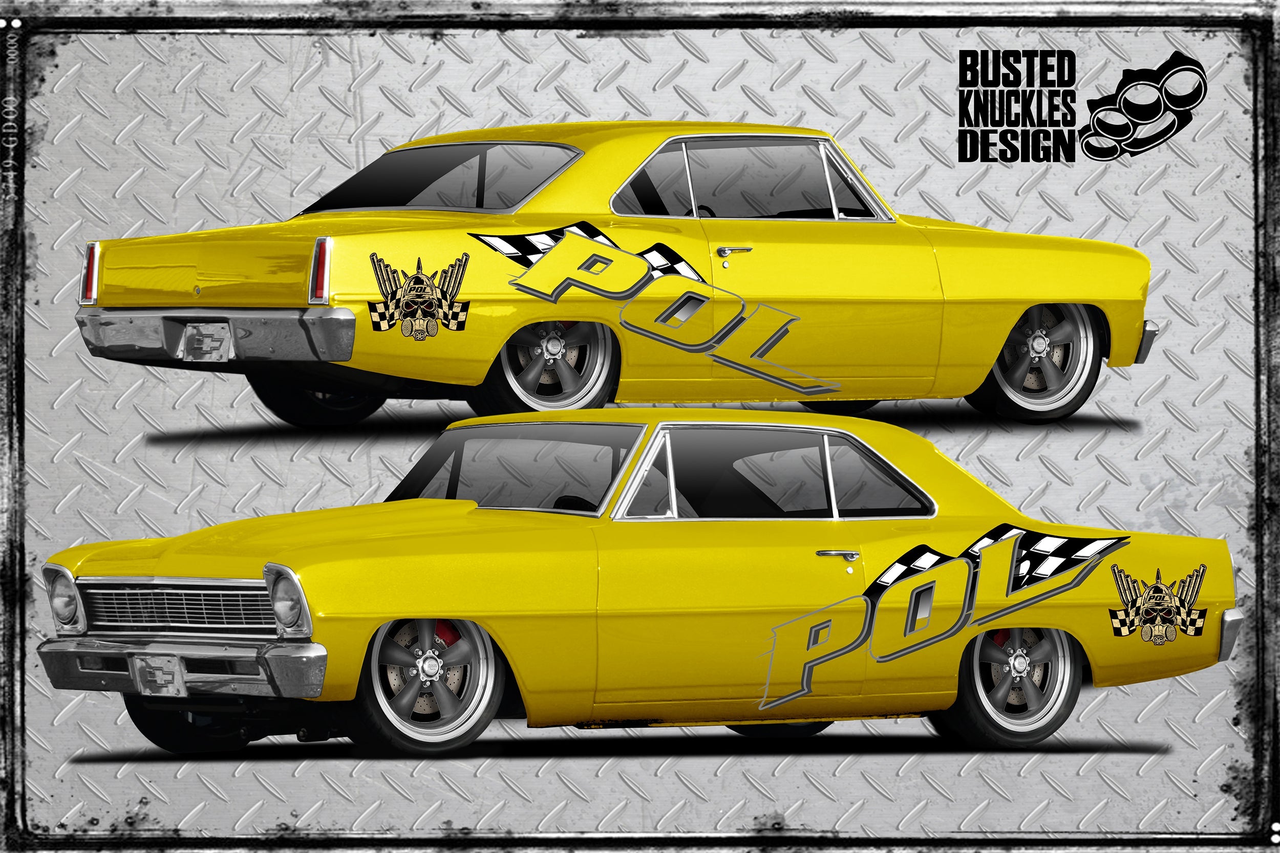 1966 Chev Nova Rendering for POL