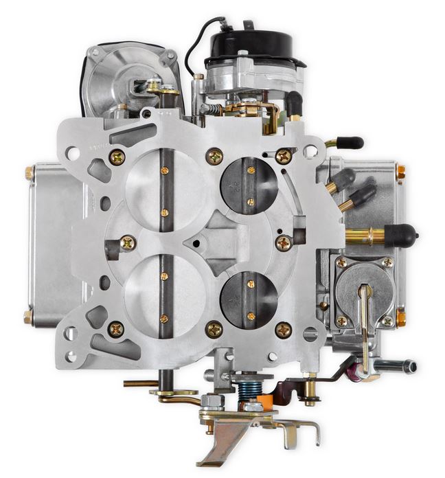 Holley Classic 650 CFM Carburetor, Spreadbore Quadrajet Style, Polished Aluminum