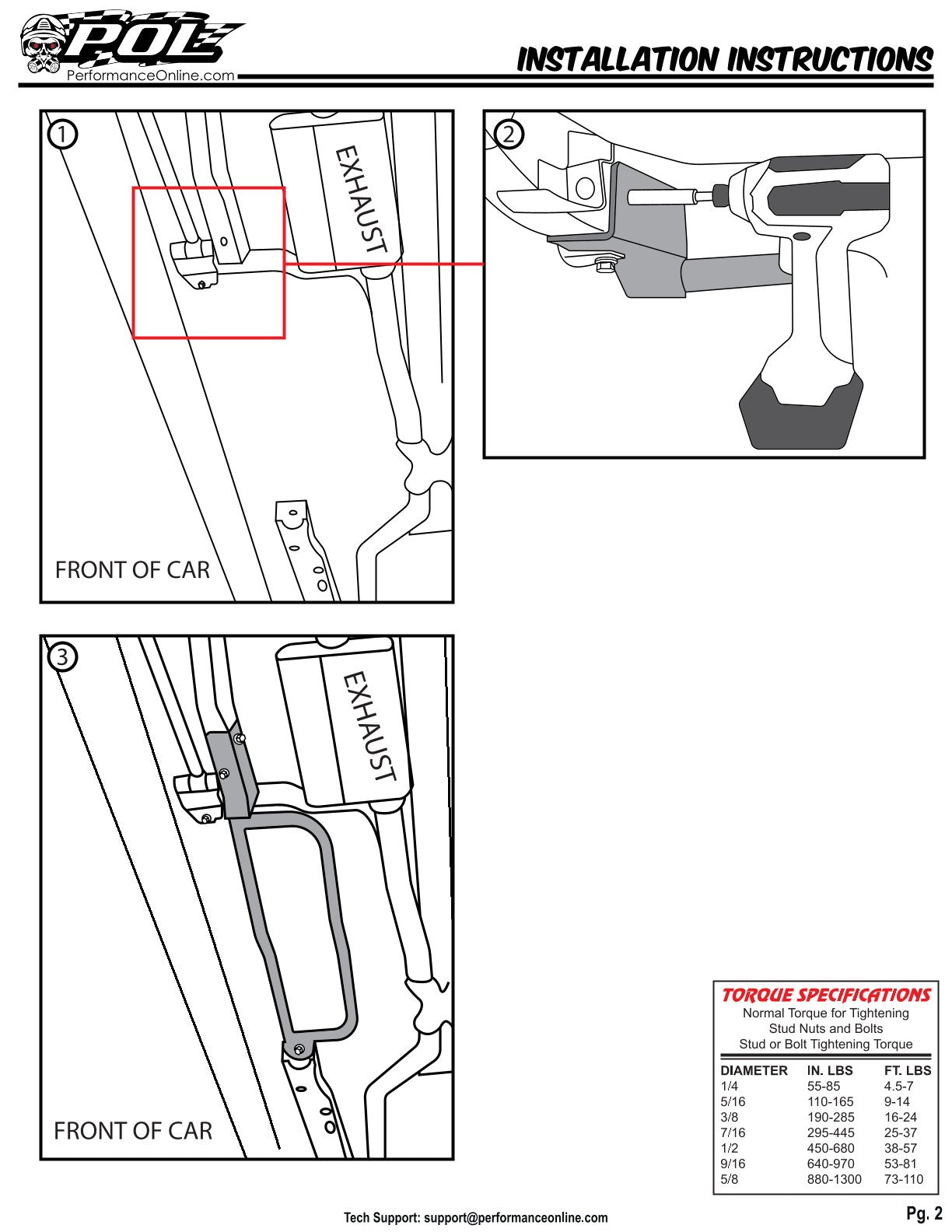 POL - Subframe Connectors, 1967-69 Chevy Camaro and Pontiac Firebird