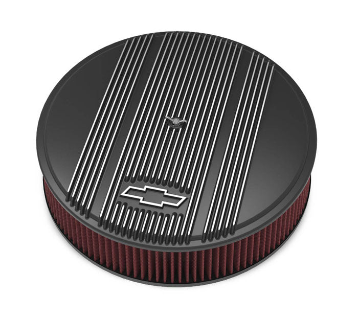 Holley Vintage Series GM Licensed 14" Finned Air Cleaner Assembly