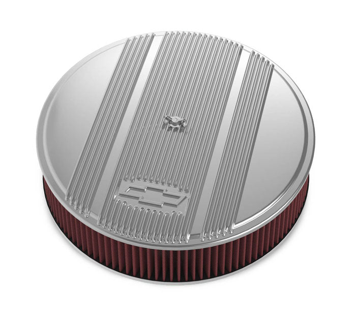 Holley Vintage Series GM Licensed 14" Finned Air Cleaner Assembly