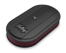 Holley Vintage Series Finned Oval Air Cleaner Assembly