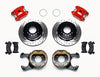GM 10-12 Bolt Wilwood - Rear Disc Brake Conversion with Parking Brake, Staggered Caliper Mount