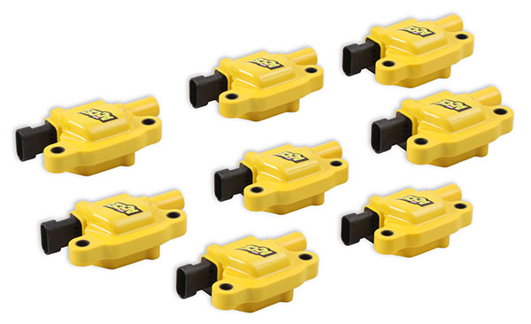 Accel 140043-8 LS Engine Super Coils, Yellow