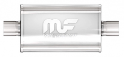 Magnaflow Center / Center 14" Race Muffler - Polished Stainless Steel