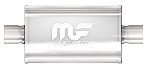 Magnaflow Center / Center 14" Race Muffler - Polished Stainless Steel