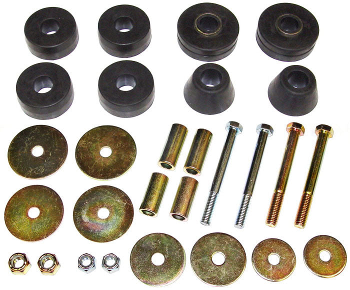 1960-66 Chevy & GMC C10 Truck Cab Mount Bushing Kit, Rubber
