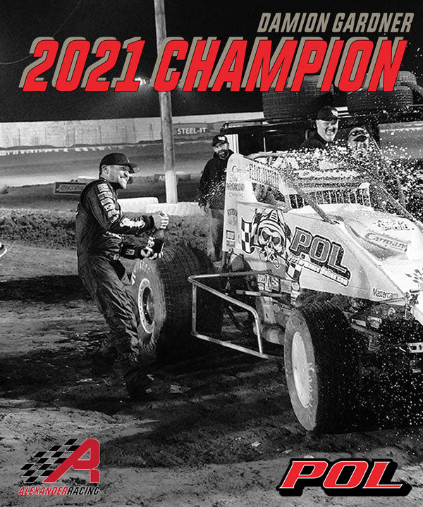Limited Edition Die Cast POL Damion Gardner 2021 Championship Sprint Car - 1:64 Scale