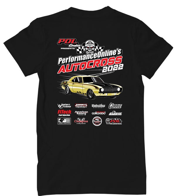 Performance Online POL Cruise 2022 Auto Cross T-shirt, Black