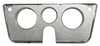 1969-72 Chevy / GMC Truck Instrument Cluster 3 Hole Bezel, All Chrome