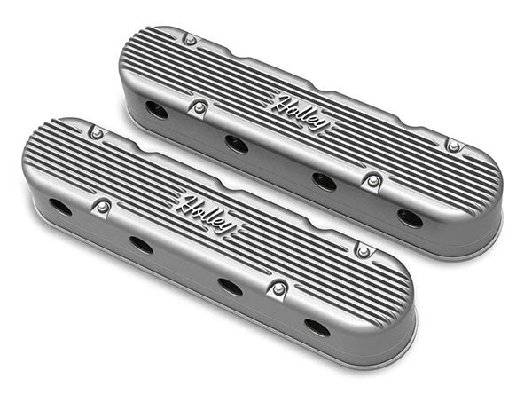 Holley Gen III/IV LS 2-Piece Vintage Holley Series Aluminum Valve Covers