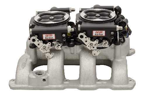 FiTech 30062 Go EFI Dual Quad 625 HP Fuel Injection System, Matte Black 
