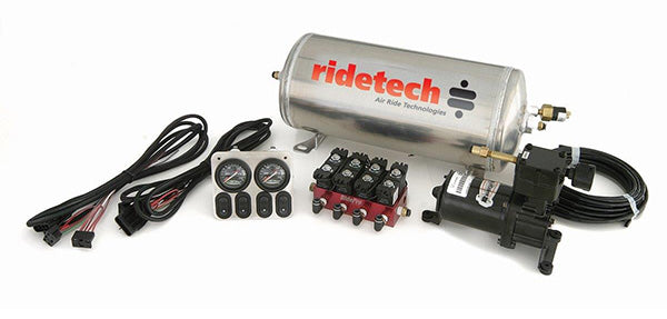 RideTech 30154100 - 4-Way Analog Ride Pro Compressor System, 5 Gallon