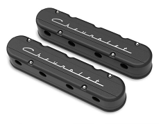 Holley Gen III/IV LS 2-Piece "Chevrolet" Script Aluminum Valve Covers