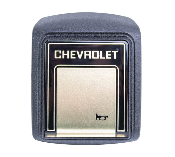 1978-91 Chevy Truck Steering Wheel Horn Button, Deluxe