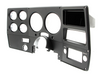 1975-77 Chevrolet / GMC Truck Dash Bezel, Black with Chrome Details, without A/C.