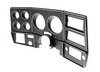 1978-80 Chevrolet / GMC Truck Dash Bezel, Black with Chrome Details, with A/C.  Each.
