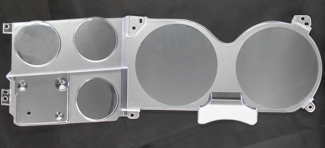 1973-87 Chevrolet / GMC Truck Instrument Cluster Lens, w/ Gauges, w/ Clock