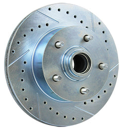 GM Brake Rotors, Cross Drilled and Gas Slotted, Front #5514