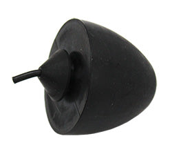 GM Style Upper Control Arm Bump Stop, Pull Through Type, Rubber, Ea