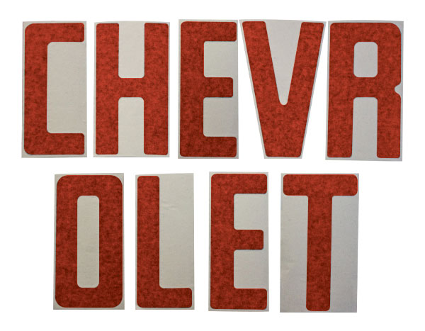 Tailgate Decals, 1967-72 Chevy C10 Fleetside