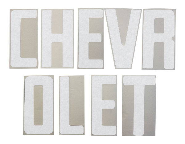 Tailgate Decals, 1960-66 Chevy C10 Fleetside