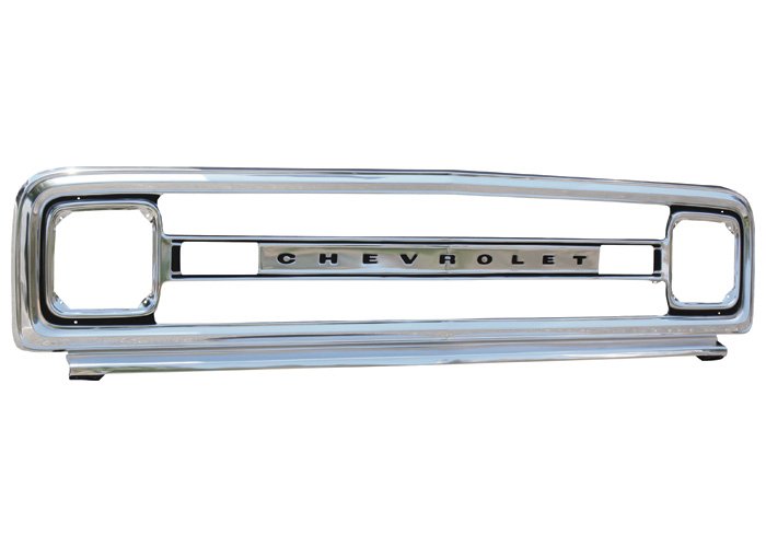1969-70 Chevy Truck Chrome Outer Grille Shell, Reproduction