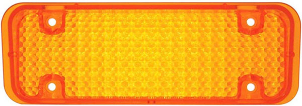 1971-72 Chevy Parking Light Lens, Amber