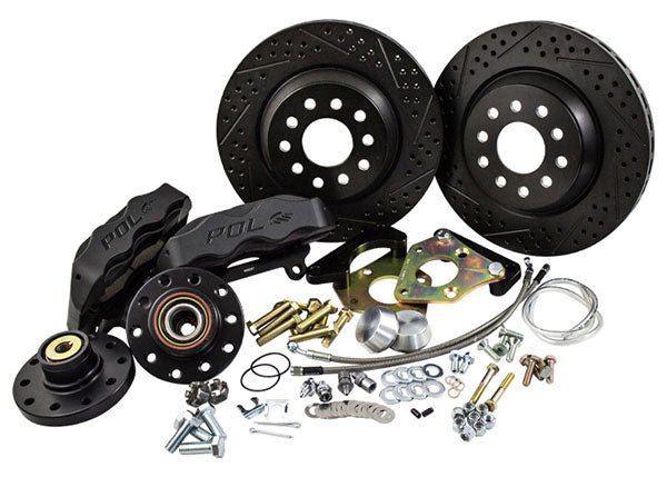 1965-69 Ford Mustang 13" BLACKOUT Track 4 Disc Brake Conversion by Baer