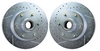 Disc Brake Conversion Rotor, 6 Lug Bolt Pattern, Drilled & Slotted, 1960-70 Chevy, GMC Truck