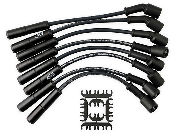 Accel Spark Plug Wire Set - Extreme 9000 180 Degree Ceramic Boot, LS / LT