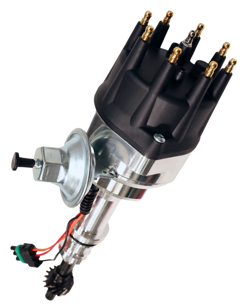 FiTech Go Spark Distributor for Ford 351 Cleveland, Ready to Run 3 wire hookup