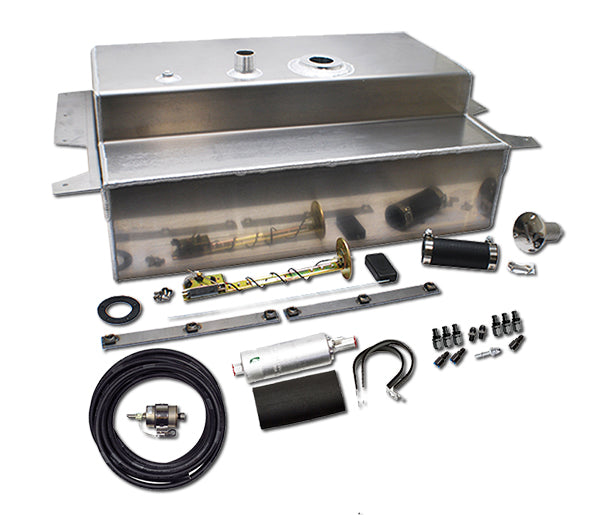1953-56 Ford F-100 Truck Aluminum Fuel Gas Tank Kit for EFI Conversion, 19 Gallons