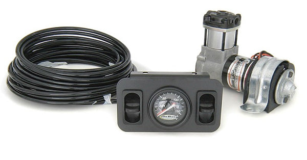 RideTech 30111600 - Small "OverLoad" Style Compressor Kit, Dual Switch