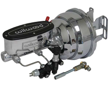 1964-72 Chevy Chevelle Chrome Power Brake Booster with Wilwood Master Cylinder