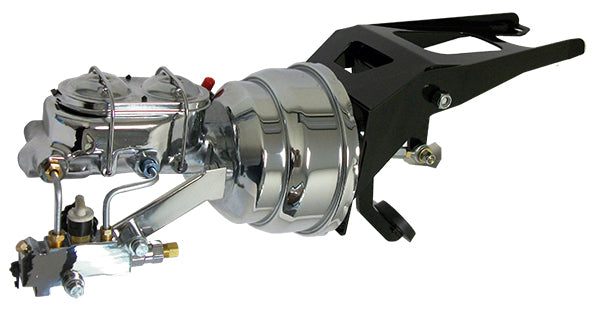 1947-53 Chevy, GMC Truck Firewall Mount Power Brake Booster Kit, Chrome