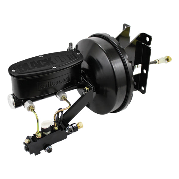 1973-87 Chevy, GMC Truck Power Brake Conversion, Black Out 2.0 with Wilwood Master Cylinder
