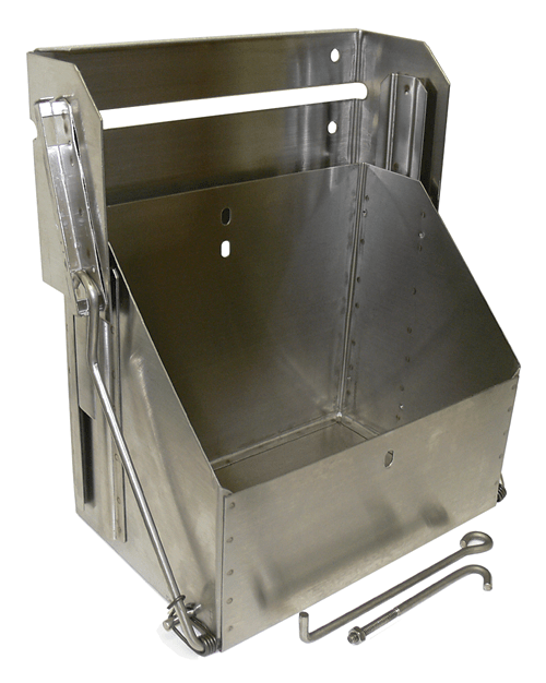 Drop Down Battery Box, Stainless Steel, Group 24 Batteries - Performance Online