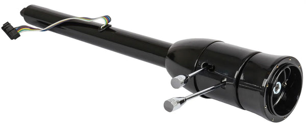 Tilt Steering Column, Black Powder Coated, Floor Shift 